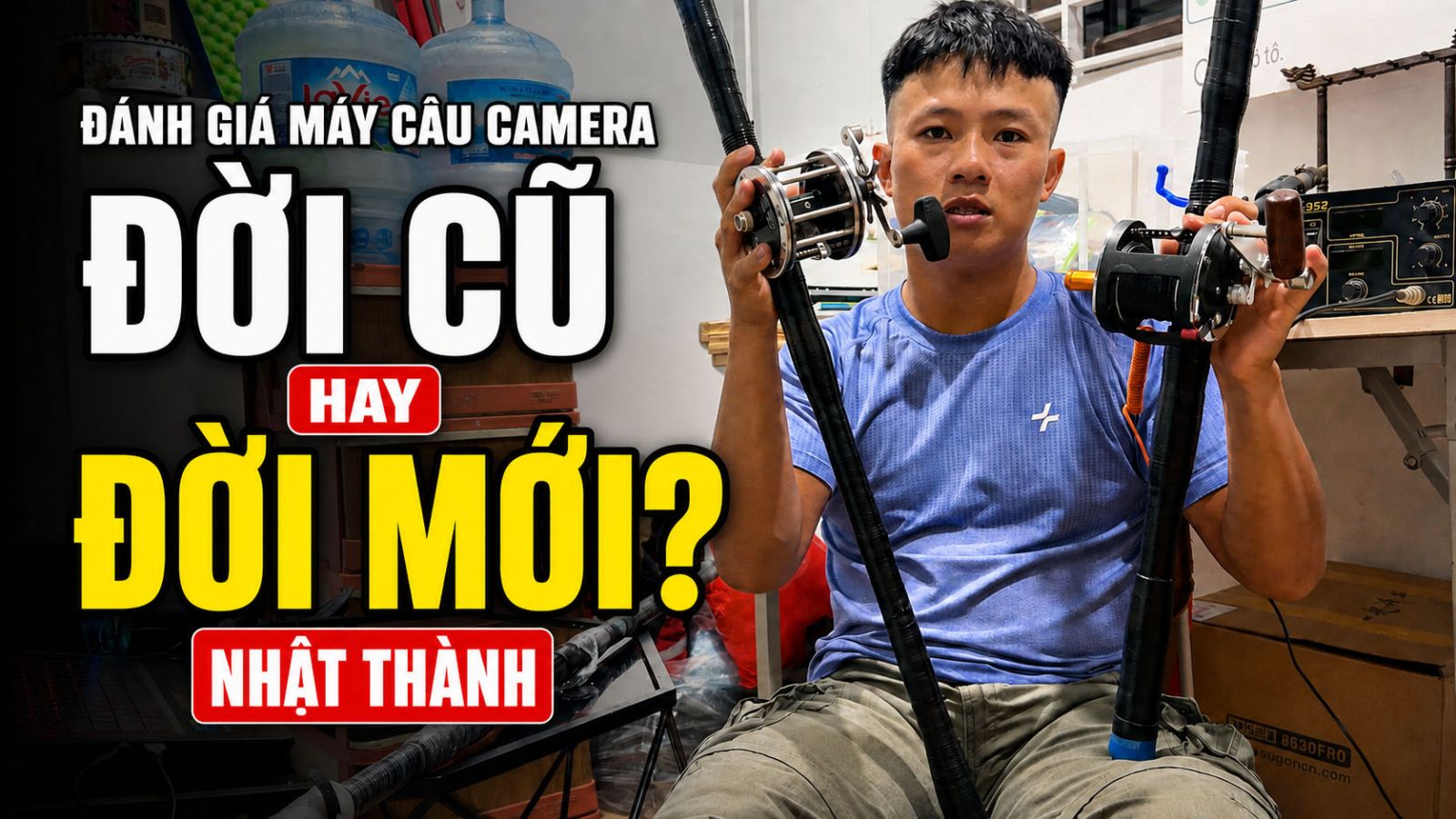 Máy câu camera thế hệ mới có gì khác biệt? Kinh nghiệm chọn bộ cần câu chất lượng