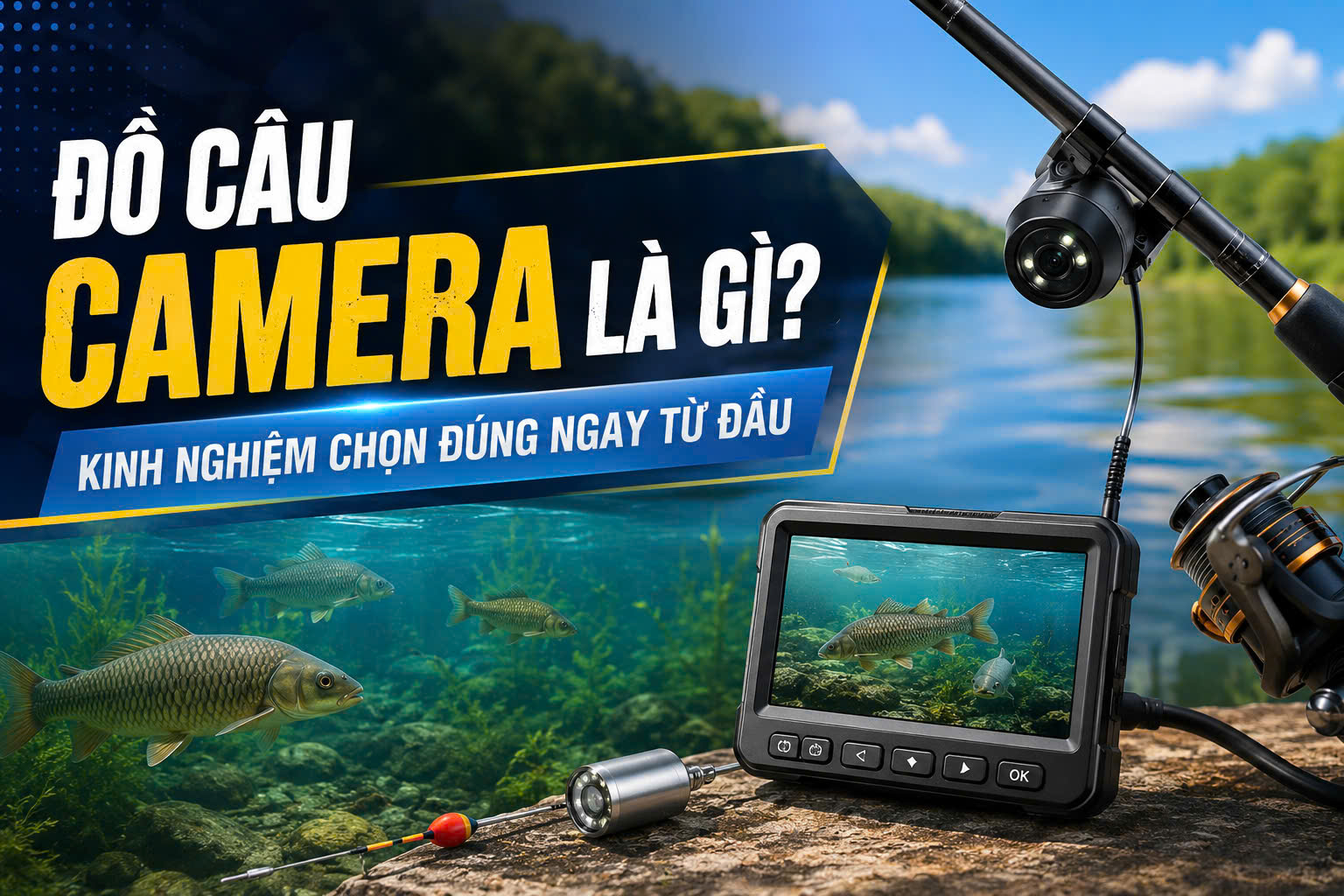 Đồ câu camera là gì? Có nên mua không? Kinh nghiệm chọn đúng