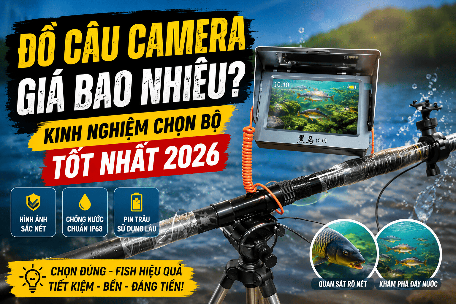 Đồ Câu Camera Giá Bao Nhiêu? Kinh Nghiệm Chọn Bộ Tốt Nhất 2026